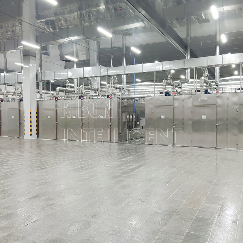 Poziomy Smokehouse przepływu powietrza